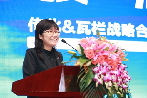 国家纺织品开发中心主任李斌红女士
