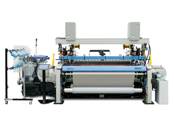 r9500喷气织机织造高档色织衬衫布