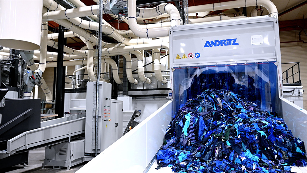 ANDRITZ textile sorting line
